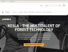 Tablet Screenshot of kesla.fi